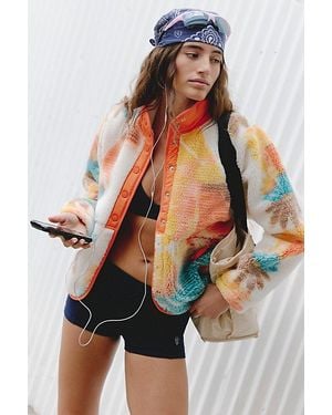 Fp Movement Hit The Slopes Printed Fleece Jacket - Multicolor
