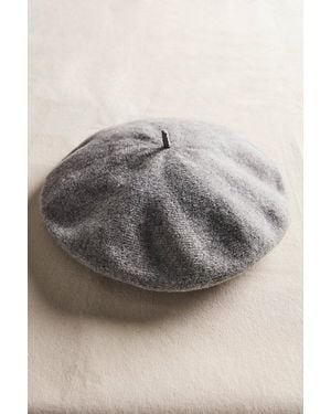 Free People Margot Slouchy Beret - Gray
