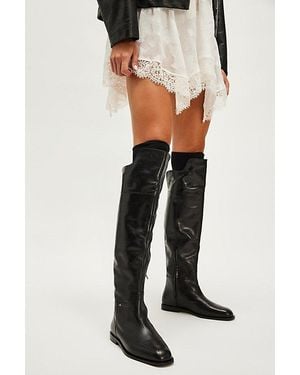 Bronx Clover Over-The-Knee Boots By - Black