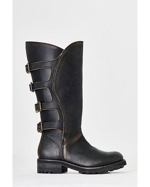 Free People Beckett Biker Boots - Multicolour