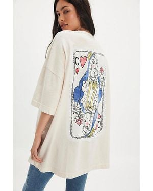 Ragabond Queen Of Hearts Tee - White
