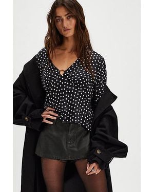 RIXO London Alizee Top - Black