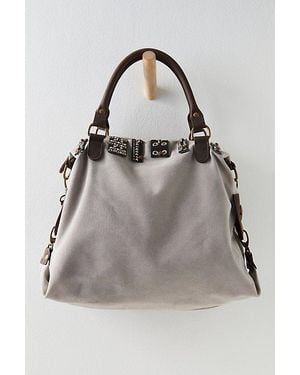 Free People Hawley Canvas Tote - Grey