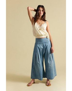 Free People Valencia Harem Jean - Blue