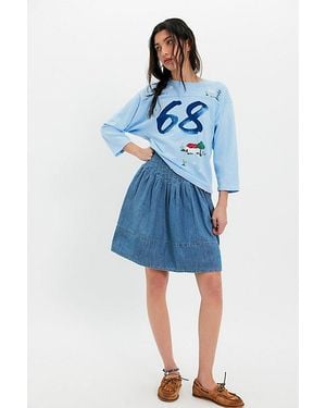 Mother The Footballer Tee - Blue