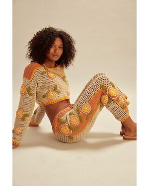 Bali Slice Trousers - Natural