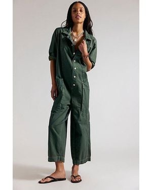 Free People Margarita Jumpsuit - Green