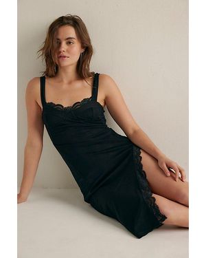 Intimately By Free People Not Your Baby Midi Slip - Black