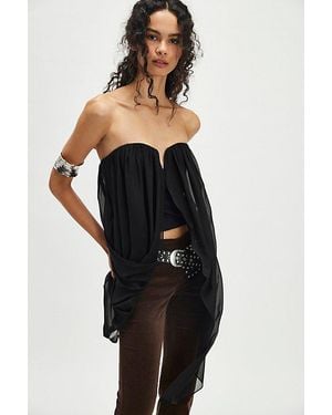 Bec & Bridge Amiah Drape Top - Black