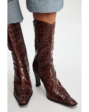 Jeffrey Campbell Sweet Talker Snip Toe Boots - Brown