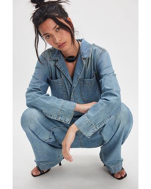One Teaspoon Safari Oversized Boiler Jumpsuit - Blue