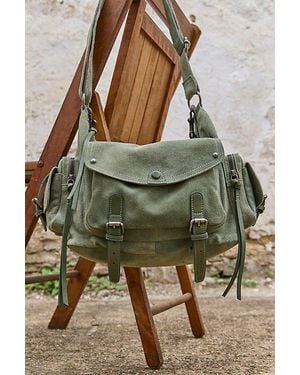 Free People Palermo Suede Shoulder Bag - Green