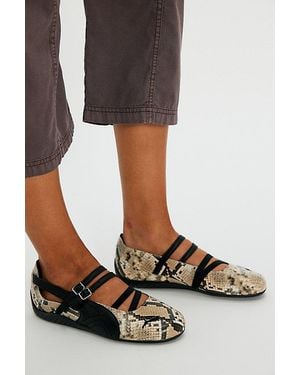 PUMA Speedcat Snake Print Ballet Trainers - Black