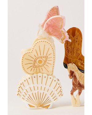 Solar Eclipse Hand Painted Claw Clip - Multicolor