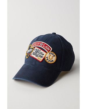 American Needle Willie Nelson Patched Baseball Hat - Blue