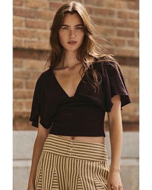 free-est Hana Top By - Brown