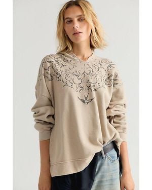 Free People Evermore Oversized Hoodie - Natural