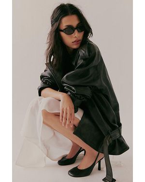 Free People Dark And Stormy Trench Jacket - Multicolour