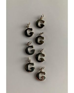 SharpLilTeeth Vintage Sterling Letter G Initial Charm Selected By - Gray
