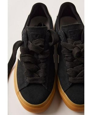 Veja Campo Bold Suede Trainers - Black