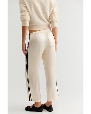 DONNI. The Silk Stripe Crop Pants - Natural