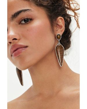 Free People Star Dust Dangle Earrings - Natural