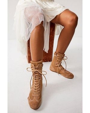 Jeffrey Campbell In The Ring Boxing Boots - Brown