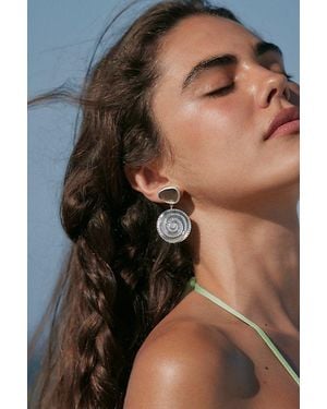 Chan Luu Spiral Shell Earrings - Black