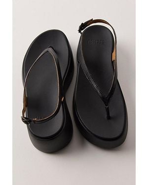 Camper Tasha Platform Sandals - Black