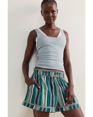 Intimately By Free People On Repeat Lounge Shorts By - Blue