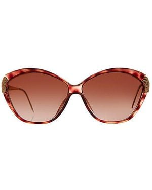 Sunglass Museum Vintage Rina Sunglasses By - Brown