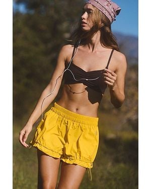 Fp Movement Swift Bloom Hike Shorts - Yellow