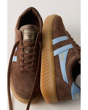 Gola Grandslam Suede Sneakers - Brown