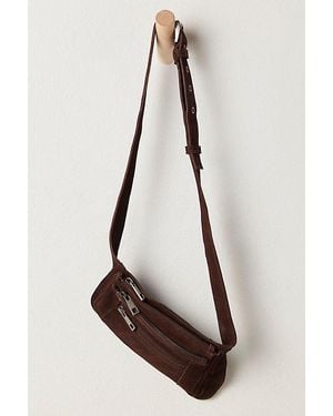 Free People Avalon Suede Sling Bag - Natural
