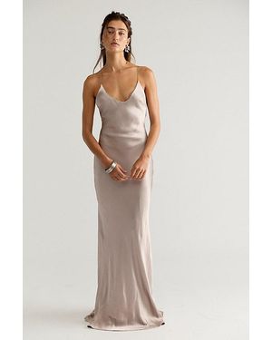 Bec & Bridge Florence Scoop Neck Maxi Dress - Metallic