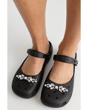 Crocs™ Classic Pearls Ballet Flats - Black