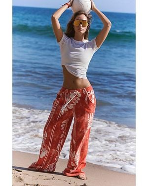 Fp Movement One Above Wide-Leg Pants - Blue