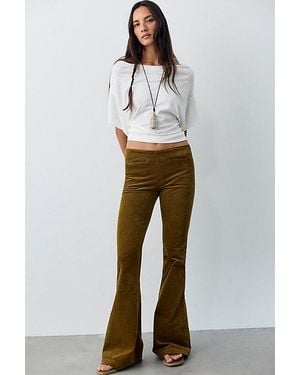 Free People We The Free Walk The Line Cord Bootcut Trousers - Multicolour