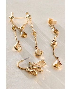 Free People Waterfall Ear Cuff Set - Natural