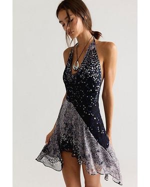 Free People Donna Mini Dress - Black