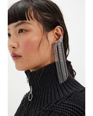Free People Disco Ear Climbers - Black