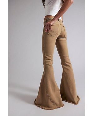 Free People Emre Low-Rise Flare Jeans - Multicolour