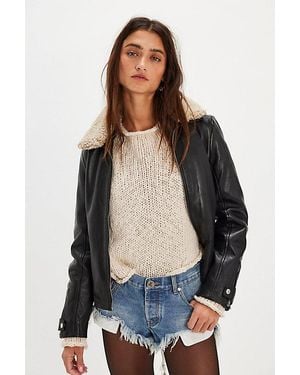 One Teaspoon Micro Dukes Low-Waisted Denim Shorts - Black