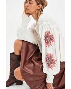 Free People Quinn Quilt Cuff - White