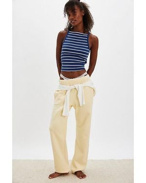 NSF Rowan Straight Leg Sweatpants - Blue