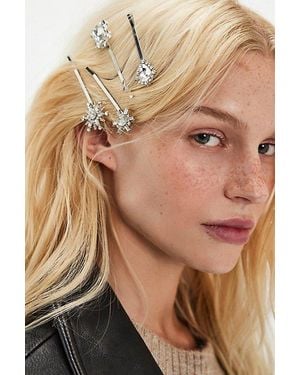 Free People Small Talk Barrette Set - Natural