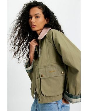 Barbour Cropped Beadnell Casual Jacket - Green