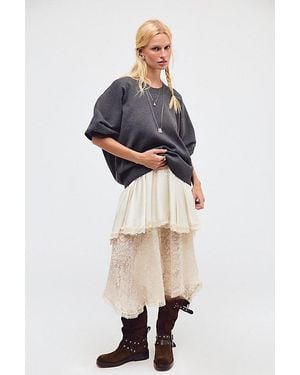 Free People Alma Pullover - Blue