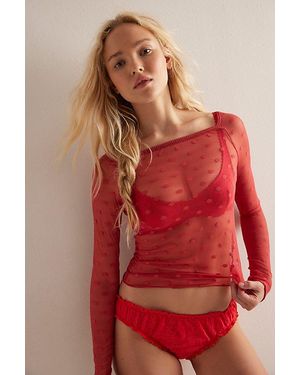 Intimately By Free People Hearts Collide Layering Tank By - Red