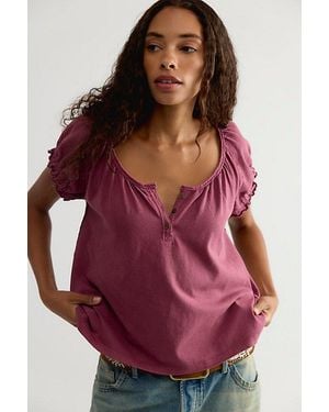 Free People Issa Tee - Red